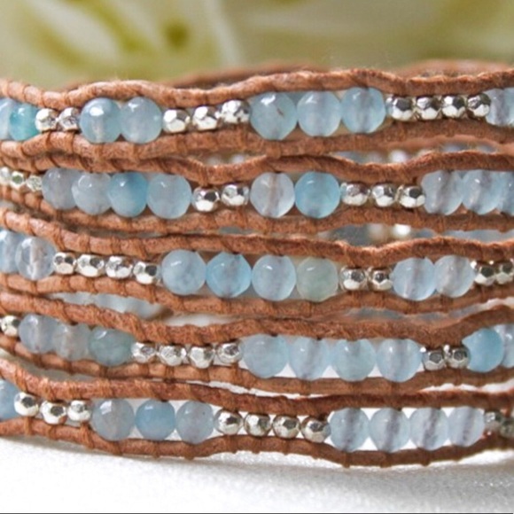 Leather Wrap bracelet - Picture 2 of 5